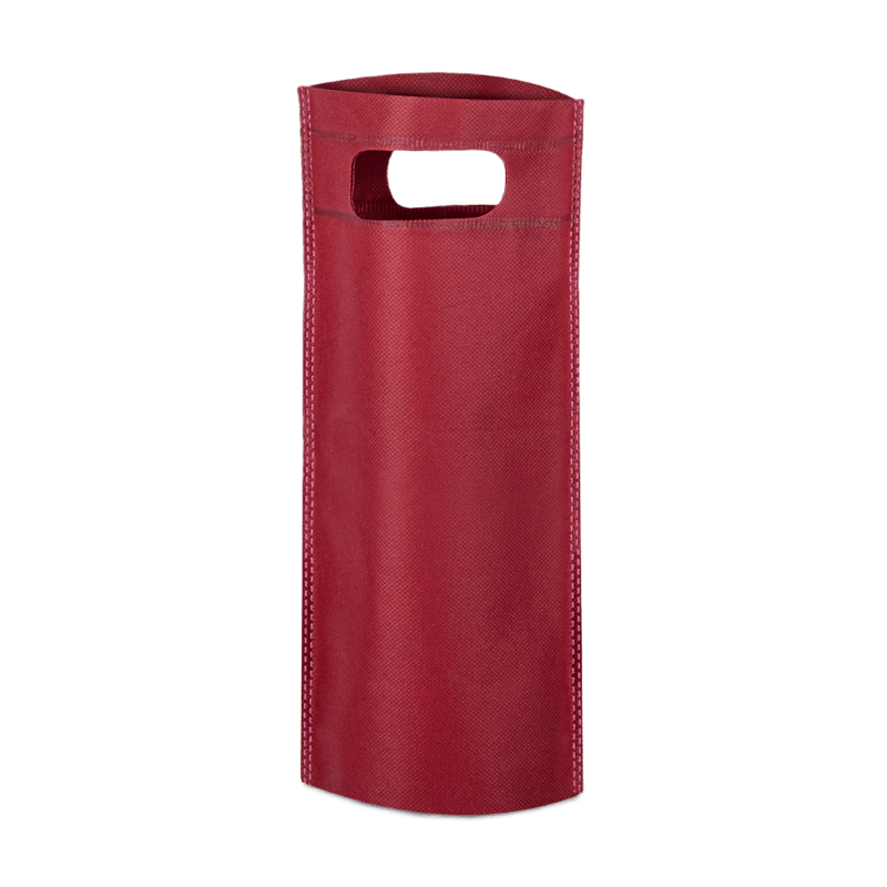 Borsa rossa per bottiglie di vino